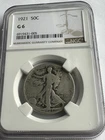 1921 Liberty Walking Half Dollar Ngc Good 6