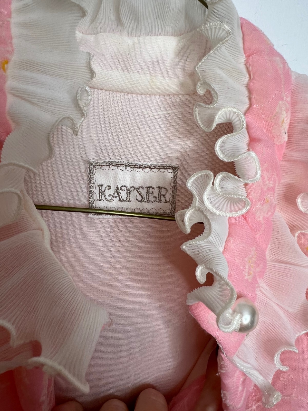 Vintage Kayser Quilted Robe- Pink Housecoat- Mid Century With Original Tags!