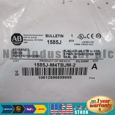 ALLEN BRADLEY 1585J-M4TBJM-2 Ethernet Media RJ45 Patchcord SER A US Free Tax