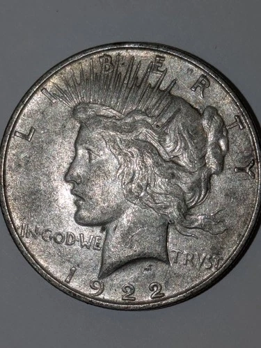 1922 D Peace Dollar $1 Silver Coin Circulated 143