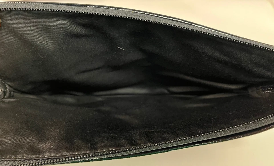 NEW Coach Black Signature Stripe Crossbody Shoulder Bag # 3219 - Image 4 of 4