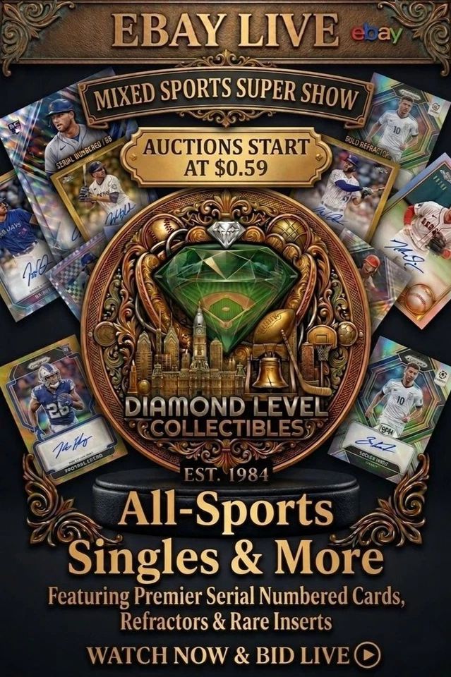 MIXED SPORTS ONLY SINGLES - SERIAL # - REFRACTORS - INSERTS MIXED YEARS