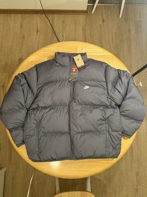 Nike Sportswear Club Puffer Jacket Therma-FIT Gray {IO2138-068} Men s Size XL