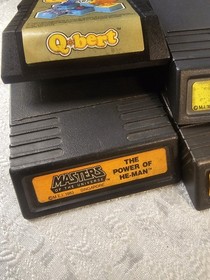 Lot Of 6 Mattel Intellivision Games And A Bunch Of Overlays For The Controllers