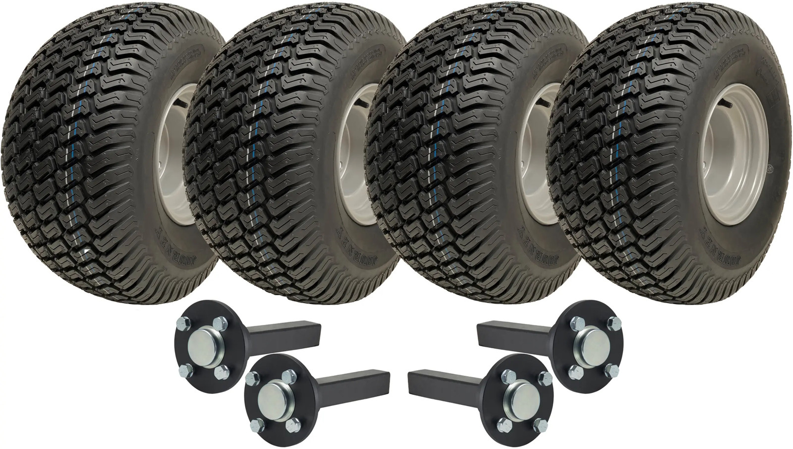 20x10.00-8 Twin Axle ATV Quad Trailer Kit 4 wheels Wanda P332 No Hitch 1800kgs