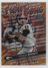2022-23 Bowman U Fight Song Orange Refractor 21/25 Stetson Bennett IV #FS-3 0c6