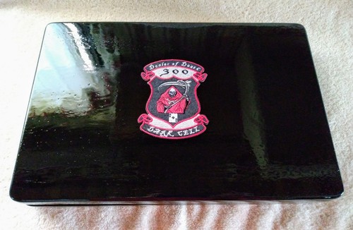 Dealer Of Death Sparkling Ace Of Spades Black Poker Set - Picture 2 of 8