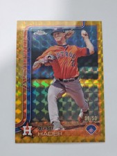 JOSH HADER 2025 Topps Chrome Gold Geometric SP /50 #HOUSTON ASTROS