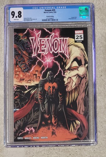 VENOM #25 CGC 9.8 2nd print variant Marvel Comics 2020