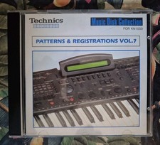 Technics Musik Disk Sammlung für KN 1000 - Muster & Registrierungen VOL.7