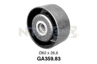 SNR GA359.83 Spannrolle, Keilrippenriemen FüR CitroËN,Fiat,Peugeot