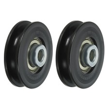 Universal Bearing Pulley Wheel 60mm/2.4", 2pcs Nylon Bearing Pulley Wheel