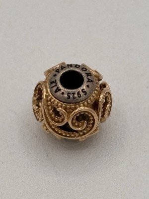 Pandora ALE Essence 925 Sterling Silver & 14K Gold Creativity Charm 796050