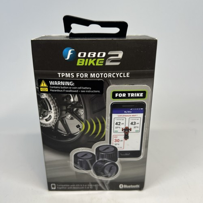#ad FOBO Bike 2 for Trike FM2441 Tire Pressure Monitoring Systems TPMS Black NOB $119.00