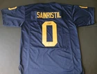 Mike Sainristil Signed Michigan Football Custom XL Jersey! Beckett Witnessed COA