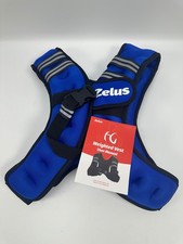ZELUS Weighted Vest for Women or Men 12 Lbs - Blue