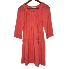 J Crew Pink Ruched Detail Hi-Neck Mini Silhouette Casual Dress S Women's