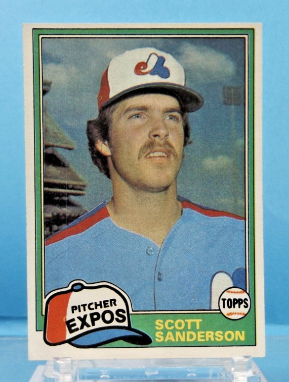 1981 Topps #235 - Scott Sanderson - Montreal Expos - Near Mint