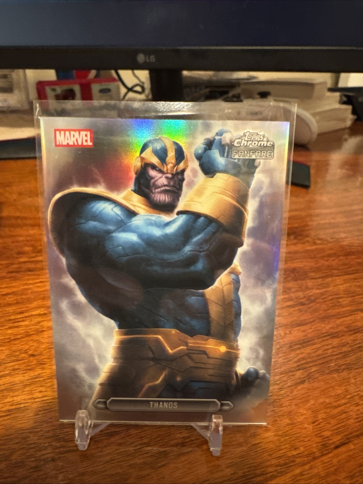Thanos 2026 Topps Chrome Marvel Fanfare Card FF-43