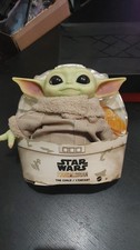 Star Wars The Mandalorian Grogu Child Baby Yoda Plush Toy 11-Inch Disney Mattel