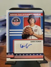 Gavin Stedman 2023 USA Baseball Stars & Stripes USA  AUTO