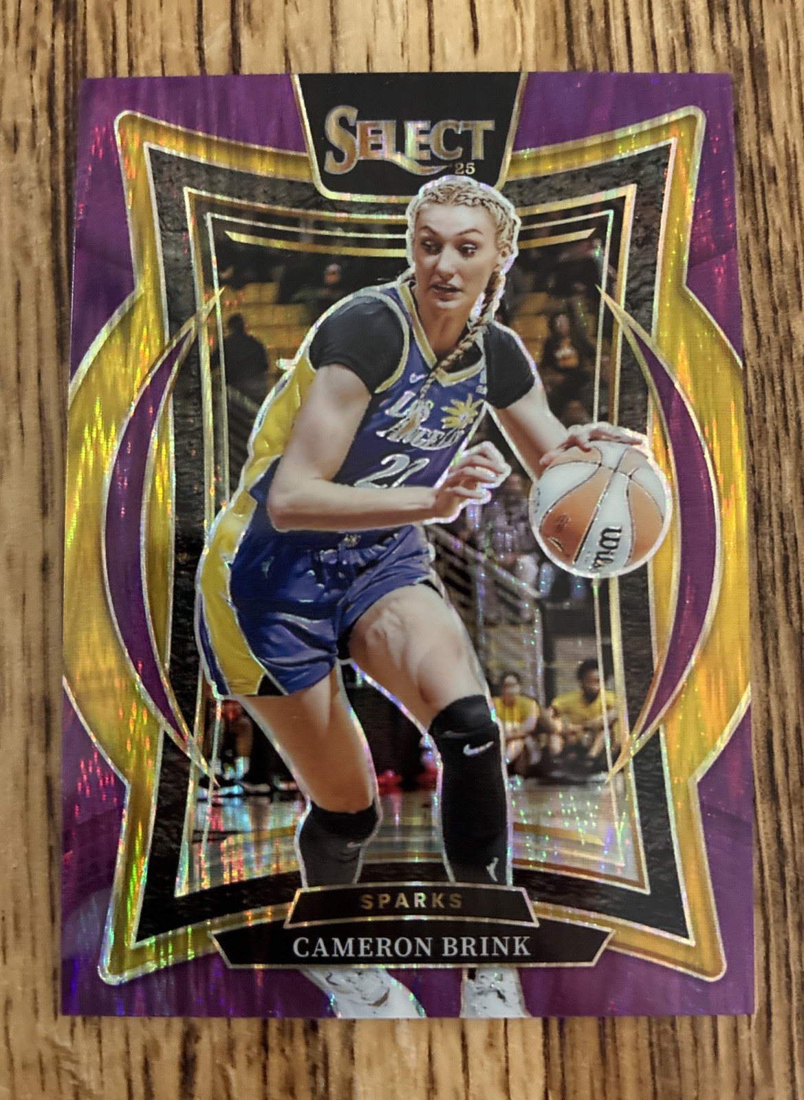 2025 Select WNBA Concourse Cameron Brink #9 Purple Prizm /149