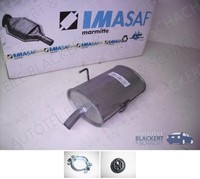 Imasaf ESD Auspuff Endtopf für Peugeot 406 Limo (8B) 1.6/1.8/1.8 16V 65-81KW
