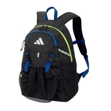 adidas Soccer Backpack/Ball Daypack for Kids Black x Blue x Yellow 31cm W x 45cm