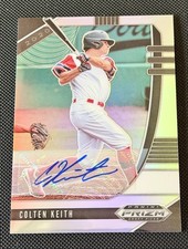 2020 Panini Prizm Draft Picks Colten Keith Colt Silver Prizm Autographs (AU, RC)