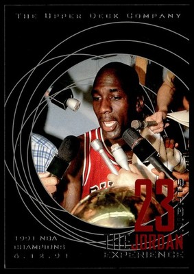 最終値下げMichaelJordan EXPERIENCE 23 NIGHTS 1996-97 Upper Deck 23 Nights The Jordan Experience Jumbo Large