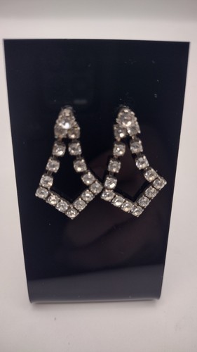 Vintage Geometric Rhinestone Drops