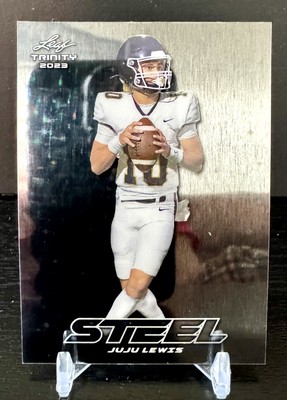 2023 Leaf Trinity - Steel Silver Lava #S-53 Juju Lewis