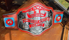 Cinturón Campeonato Lucha Peso Pesado Televisión NWA Adulto Tamaño 4mm Zinc