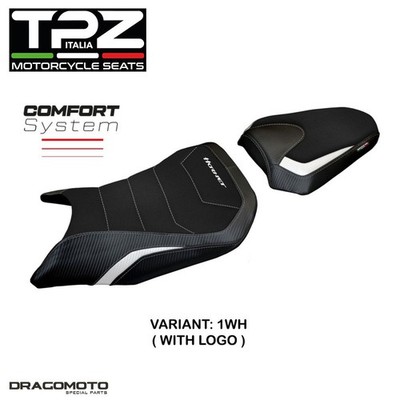 HONDA CB 750 HORNET 2023-2025 Sattelbezüge HCB75HTC-1WH-1 TPZ weiß COMFORT SY...