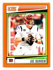 Joe Burrow 2022 Score Orange #194 Cincinnati Bengals