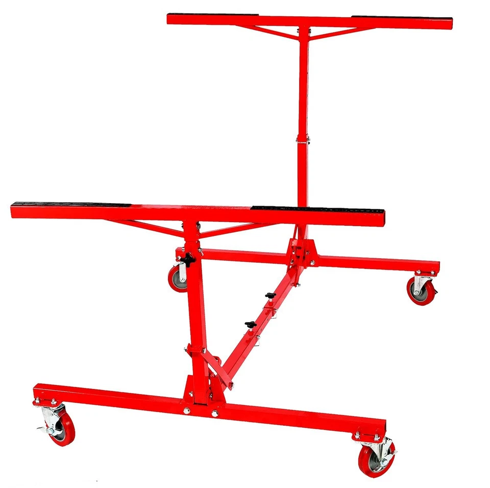 Carretilla con plataforma para camión JEGS 81243 600 lb. Capacidad 51 in. x 44 in. x 12 in. Moneda de diez centavos plegada Foto 3 de 4