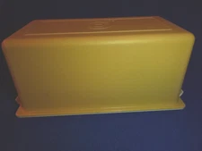 TUPPERWARE Harvest Gold Butter Dish Keeper -639-9/639-10🔥👀VIntage EUC