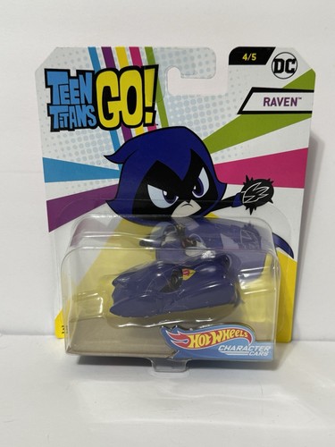 Hot Wheels Raven Teen Titans Go! 4/5 Character Cars DC NEW Mattel 2017 - Picture 1 of 2