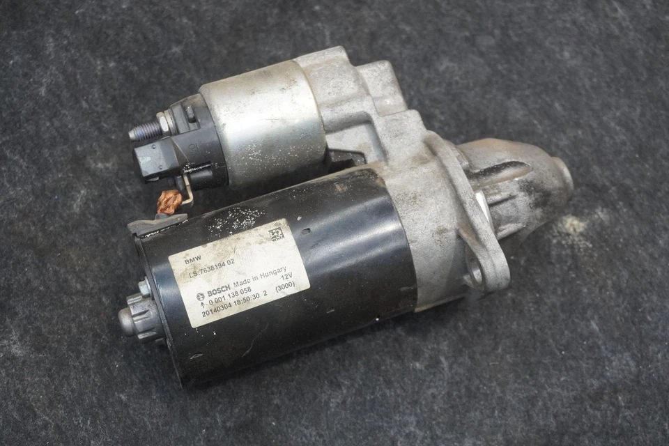 Оригинальный бензиновый стартер 3,0 л I6 N55 12417631558 BMW M2 M235 335 M3 435 M4 2012-20 - Изображение 4 из 4