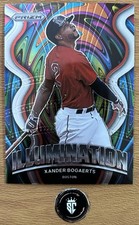 Xander Bogaerts 2022 Panini Prizm Baseball Illumination Base Set Insert #IL-11