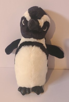 Aurora World Black-Foot leather feel Penguin 8-In Plush stuffed Animal - no tag