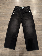 Revice Denim The Mason Jean Baggy Wide Leg Gotham Pants Women  s 28