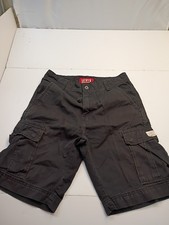 Levis Original VTG Y2K Black Cargo Shorts Mens SZ 32 Canvas Black 