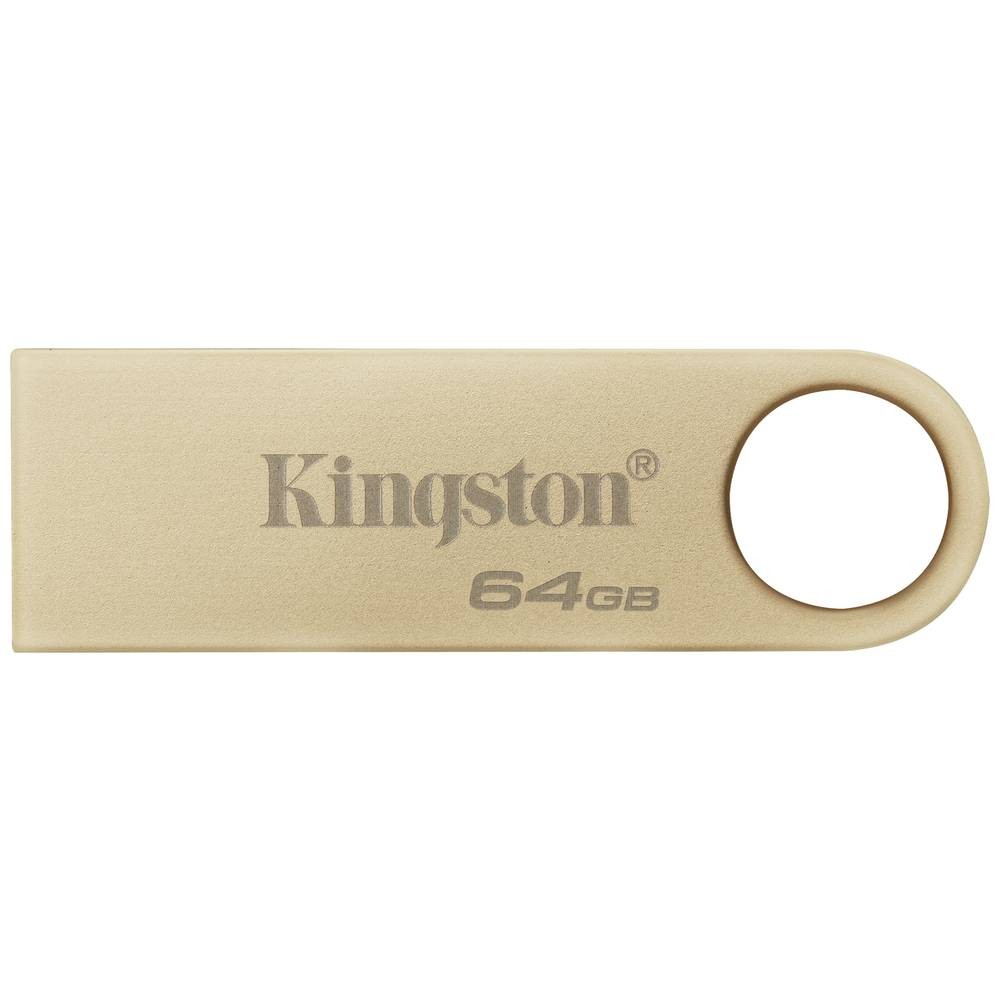 Clé USB 64 Go Kingston DataTraveler SE9 G3 en métal doré DTSE9G3