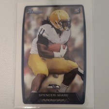 Topps 2013 Bowman Spencer Ware Seattle Seahawks #193 Rookie Football Card. rookie card picture