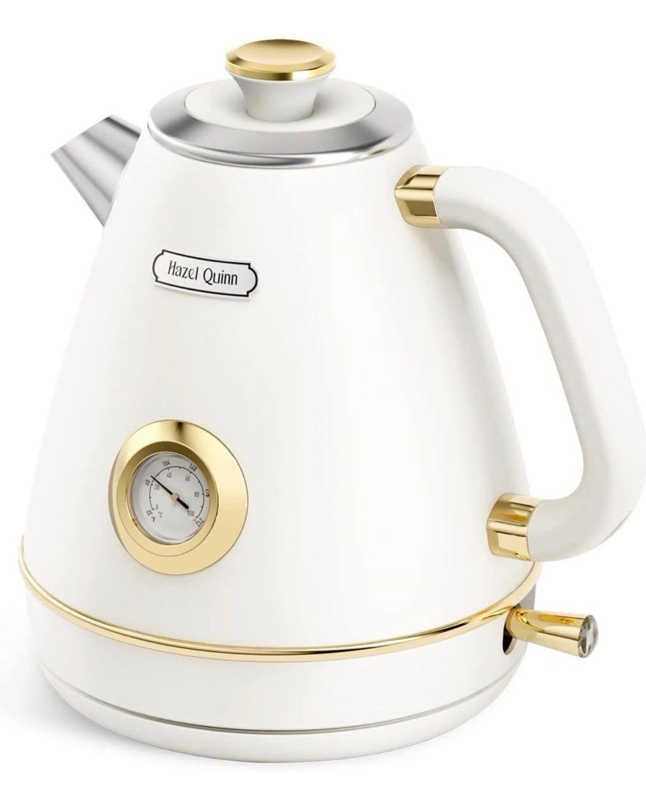 Hazel Quinn Retro Electric Kettle - 1.7 Liters / 57.5 Ounces Tea Kettle READ
