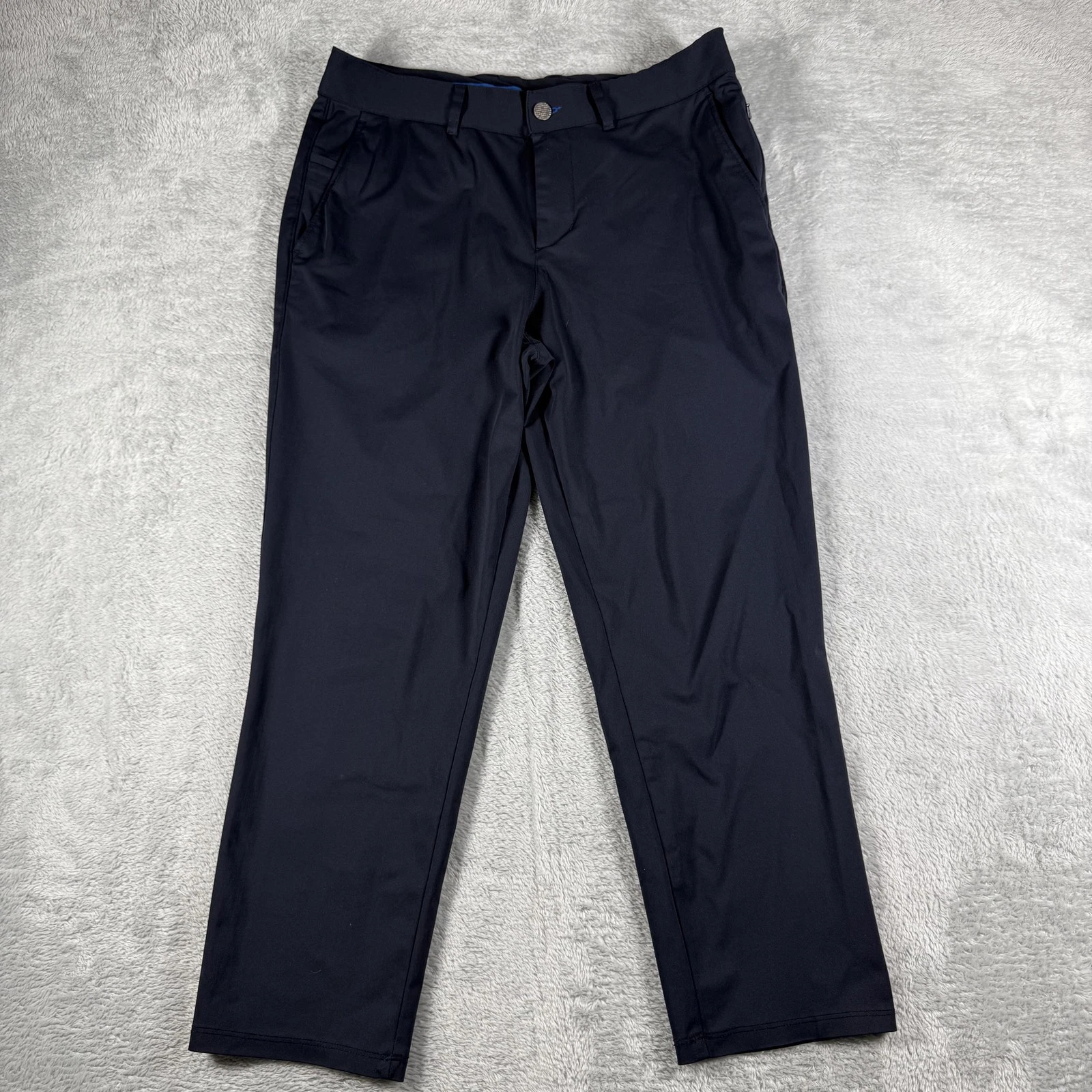 Twillory Pants Mens 32x30 Blue Performance Tailored Fit Chino Golf Dress Casual