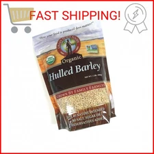Grain Place Foods Non-GMO Organic Hulled Barley 2lb Bag