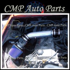 Black Blue Air Intake Kit Fit 1995-1999 Toyota Tacoma 2.4 2.4l Pre Runner Dlx
