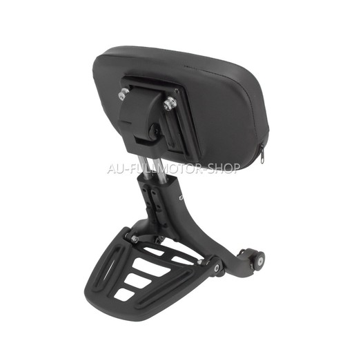 Black Multi-Purpose Driver Passenger Backrest Fit For Harley Sport Glide 18-20 - Picture 7 of 9